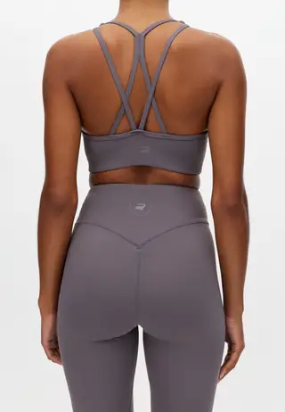 Legacy High Waist Capri Tights, Smoky Lavender
