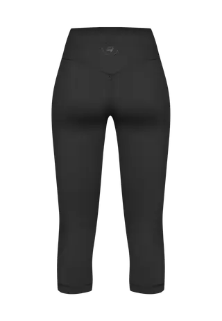 Legacy High Waist Capri Tights, Black