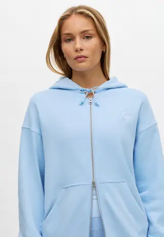 Champ Zip Hoodie, Chambray Blue