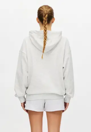 Champ Zip Hoodie, Grey Melange