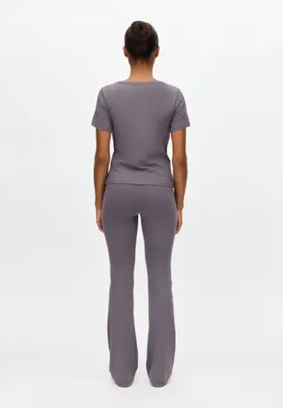 Rib Drymotion Tee, Smoky Lavender