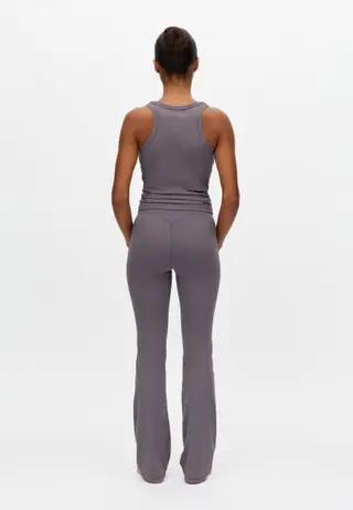 Rib Drymotion Singlet, Smoky Lavender