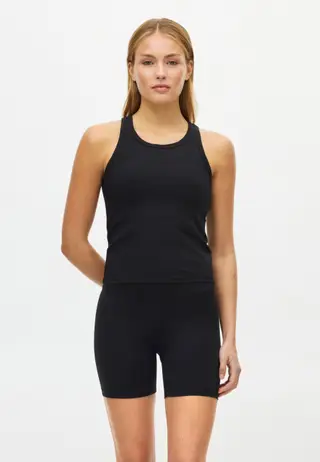Rib Drymotion Singlet, Black