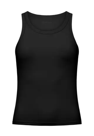 Rib Drymotion Singlet, Black
