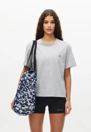 Quilt Tote Bag, Indigo Bloom