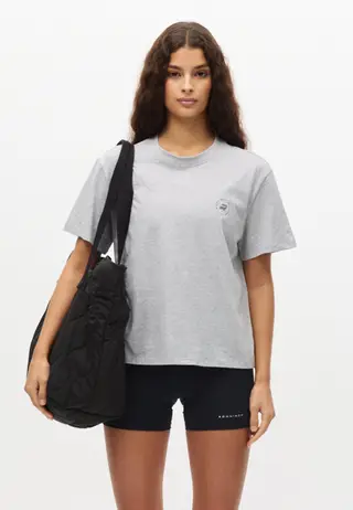 Quilt Tote Bag, Black