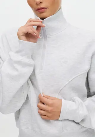 Base Sweat Half Zip - half zip jumper women - Röhnisch | Röhnisch