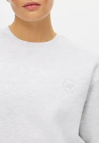 Base Sweatshirt, Light Grey Melange