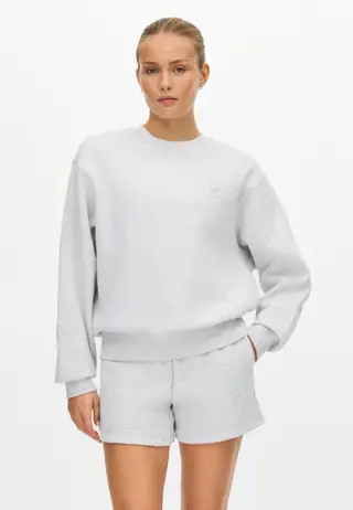 Base Sweatshirt, Light Grey Melange