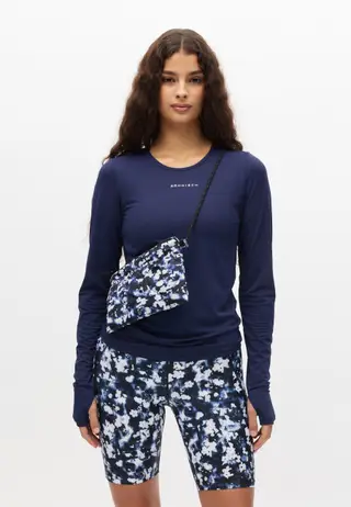 Quilt Pouch, Indigo Bloom