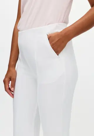 Clubhouse Highwater Slacks, White