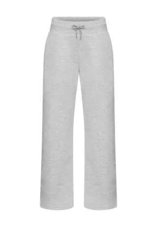 Base Sweat Wide Pants, Light Grey Melange