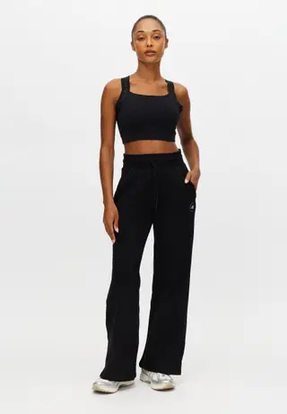 Base Sweat Wide Pants, Black