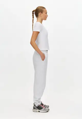 Base Sweatpants, Light Grey Melange