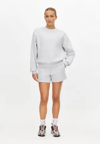 Base Sweatshorts, Light Grey Melange