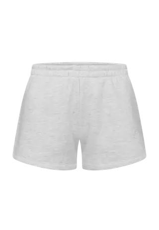Base Sweatshorts, Light Grey Melange