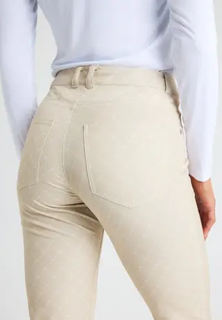 Chie Brushed Pant 30, Micro R Check Oat