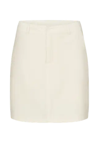 Ultimate Performance Skort, Oat Pinstripe
