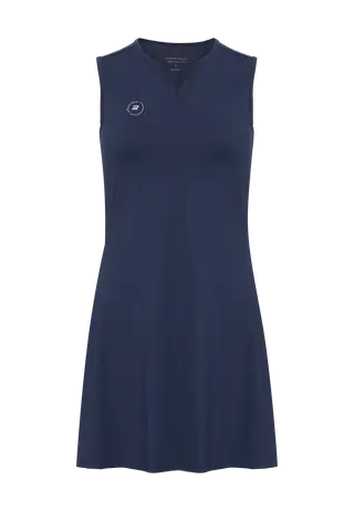 Mesh Motion Dress, Navy