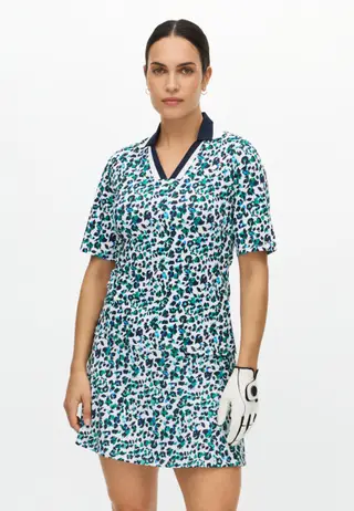 Essential Poloshirt, Leo Blue/Green