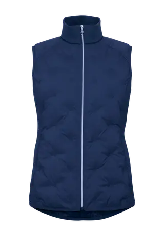 Padded Windbreaker Vest, Navy