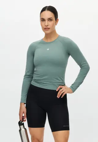 Seamless Flex Long Sleeve, Stormy Sea