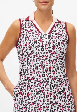 Essential Sleeveless Dress, Leo Pink/Beet