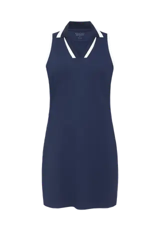 Essential Sleeveless Dress, Navy