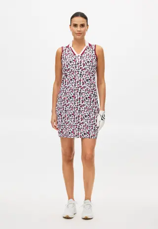 Essential Sleeveless Dress, Leo Pink/Beet