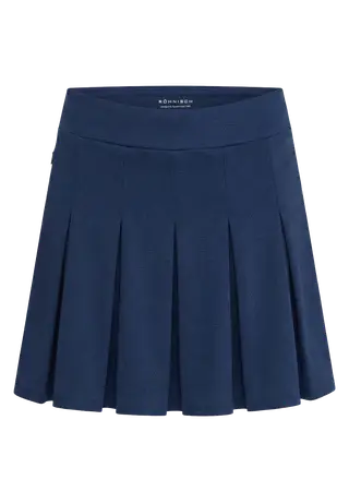 Nicky Pleated Long Skort, Navy