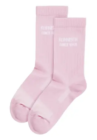 2-pack Logo Socks, Pink Lady