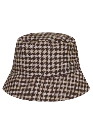 Bucket Hat, Minicheck Brown