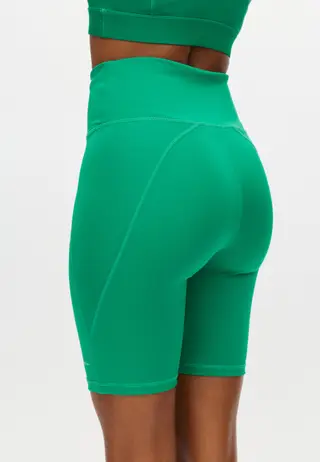Flattering High Waist Bike Tights, Jolly Green