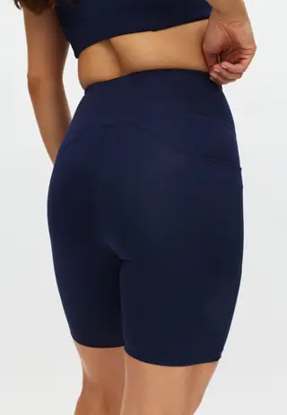 Flattering High Waist Bike Tights, Indigo