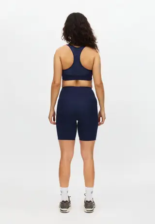 Flattering High Waist Bike Tights, Indigo