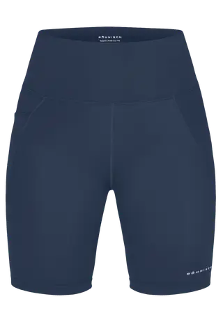 Flattering High Waist Bike Tights, Space Navy