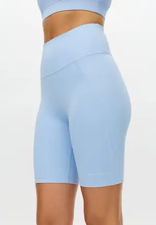 Flattering High Waist Bike Tights, Chambray Blue