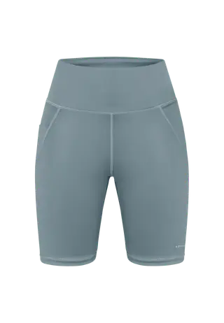 Flattering High Waist Bike Tights, Stormy Sea