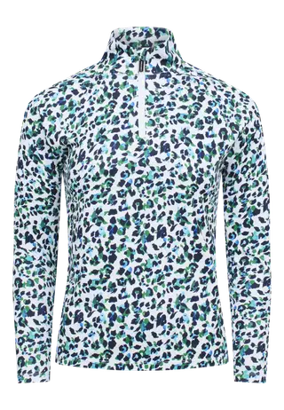 Addy Long Sleeve, Leo Blue/Green