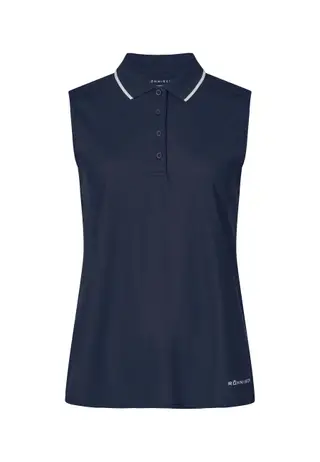 Miriam Sleeveless Poloshirt, Navy