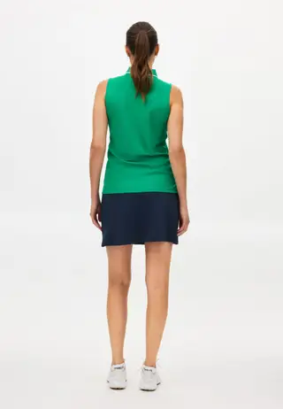 Miriam Sleeveless Poloshirt, Jolly Green