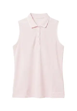 Miriam Sleeveless Poloshirt, Cradle Pink