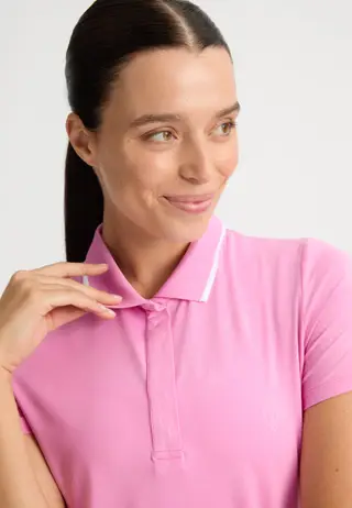 Deni Poloshirt, Fuchsia Pink