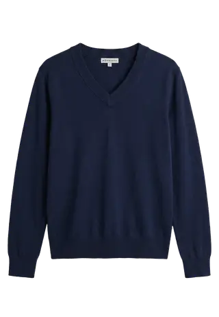 Adele Knitted Sweater, Navy/Navy