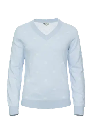 Adele Knitted Sweater, R Check Skyway