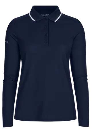 Miriam Long Sleeve Poloshirt, Navy