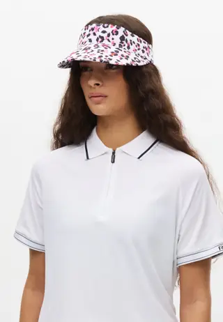 Logo Sun Visor, Leo Pink/ Beet