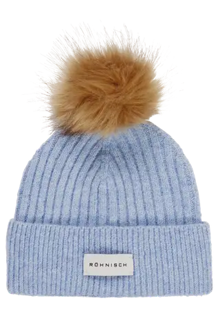 Pom Rib Beanie, Skyway