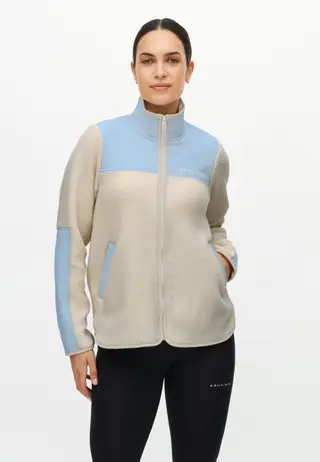 Phoebe Blocked Pile Jacket, Skyway