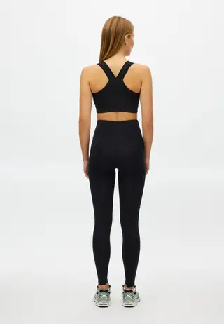 Flattering High Waist Tights, Black